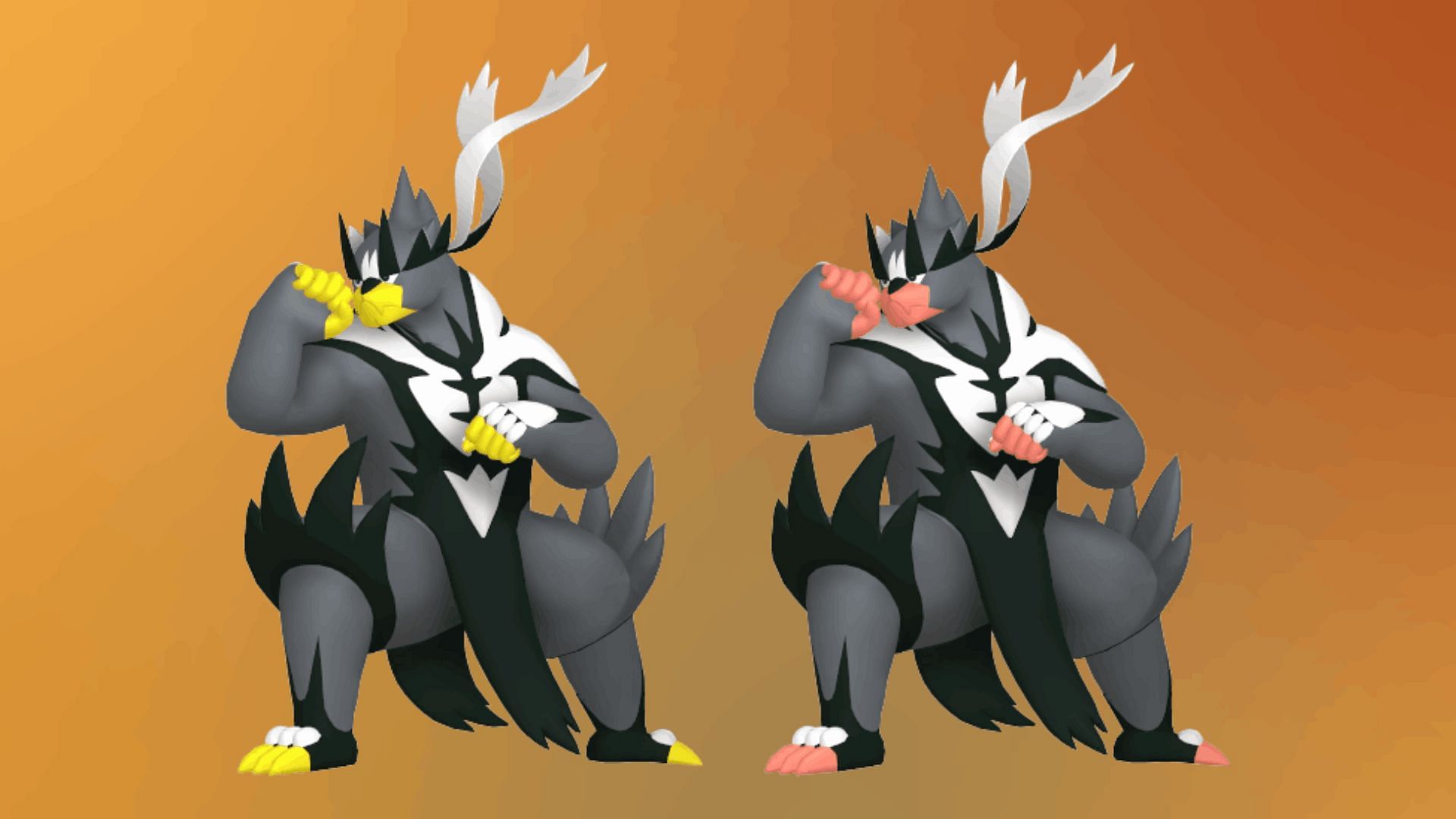 Shiny Single Strike Urshifu comparison (Image via TPC)